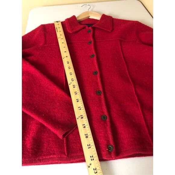 Karen Scott 100% Pure Wool Cardigan Sweater Size S - Picture 8 of 13